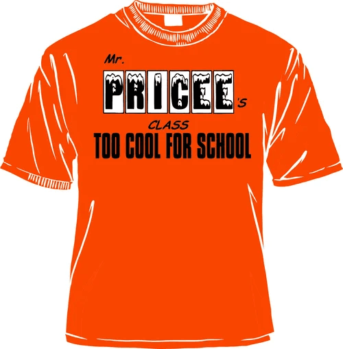 Mr. Price custom business shirt printed in Loveland Ohio