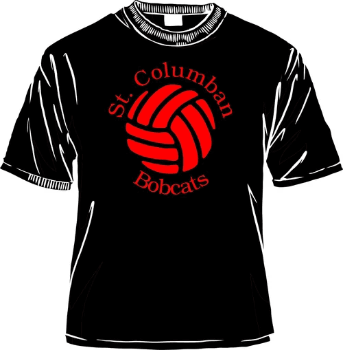 St. Columban custom printed school apparel
