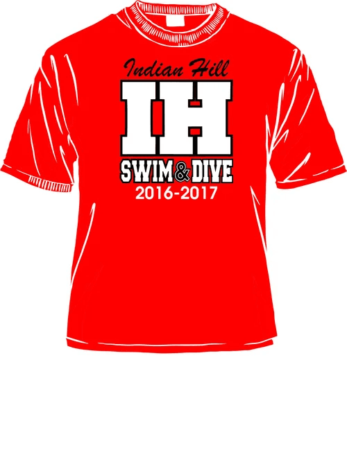 Indian Hill custom screen printed shirt