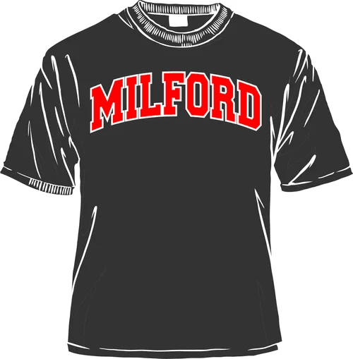 Milford arch design custom printed shirt
